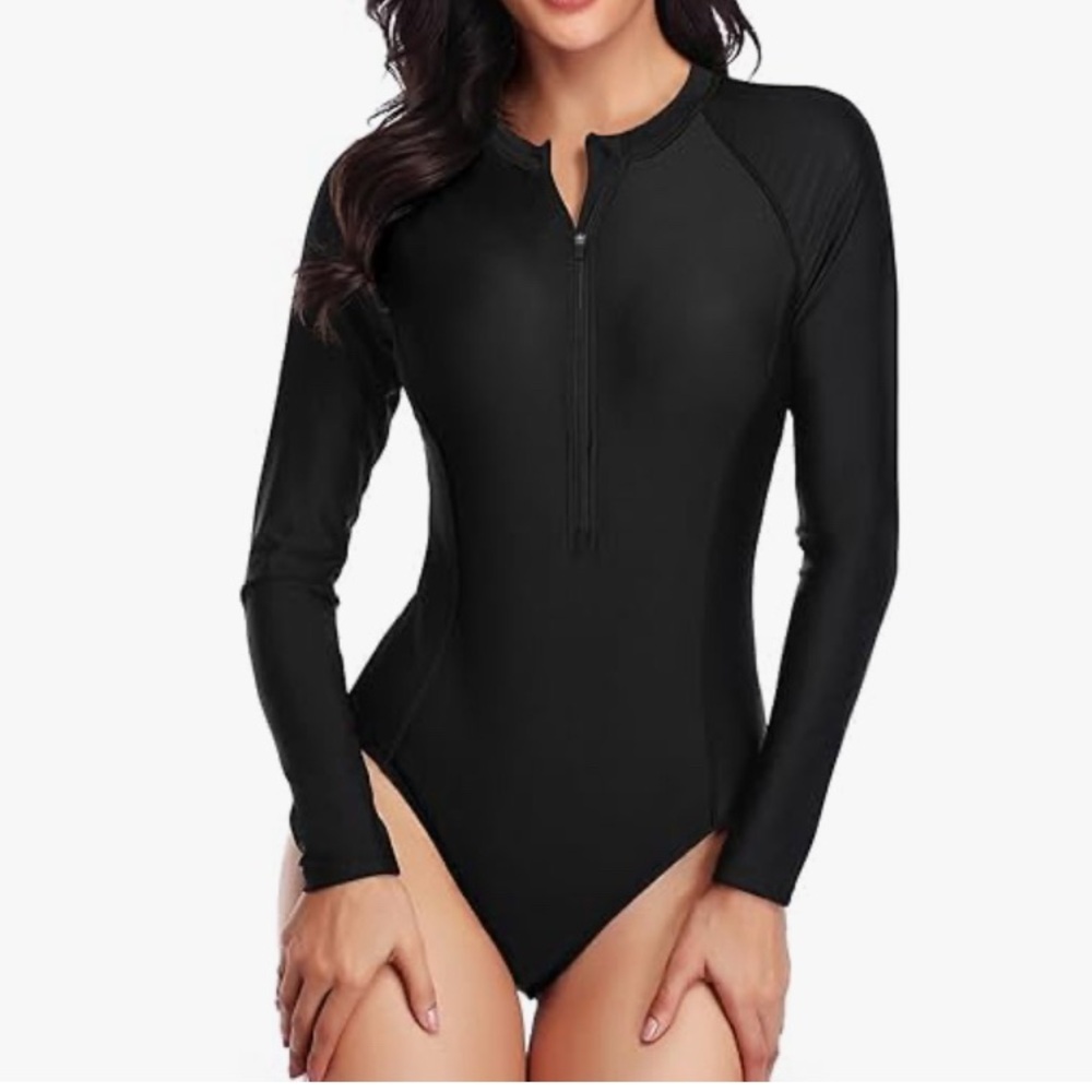 NWT Daci long sleeve swim suit